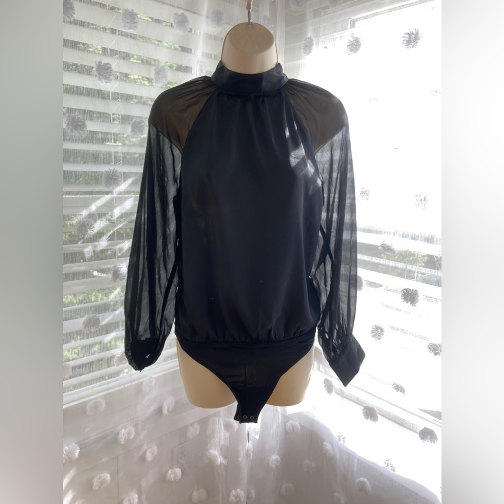 Abercrombie and Fitch NWOT Black Bodysuit Blouse